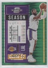 2020 Contenders Optic Season Ticket Green Pulsar Prizm 12/25 Andre Drummond 7y2