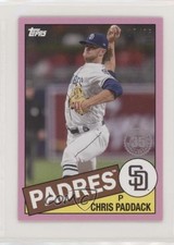 2020 Topps Mini 1985 Topps 35th Anniversary Pink 17/25 Chris Paddack #85-83 0b5
