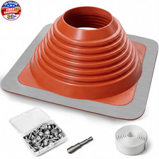 Bota intermitente de tubo de techo de metal #7, gato de techo flexible de alta temperatura de silicona para tubería