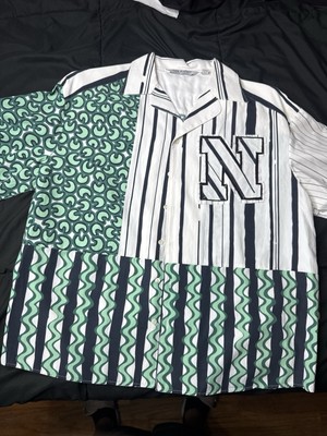 Neil Barrett Mixed Print Panelled Shirt