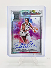 Diamond Miller | 2025 Impeccable WNBA | Watercolors Auto /99 | #WC-DM | Lynx