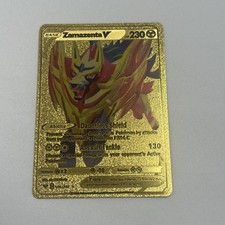 Carta Zamazenta V Gold Foil *Fan Art* 139/202 Pokémon 230HP NM