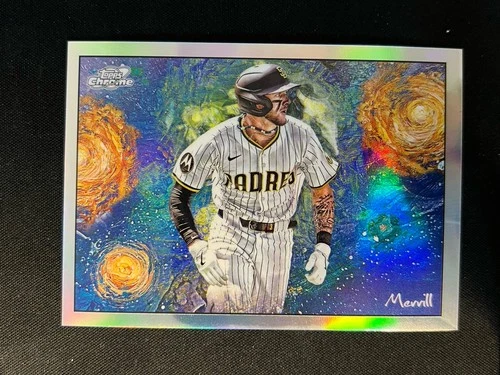 2025 Topps Chrome Cosmic Jackson Merrill Stars In The Night #STN-17 Padres