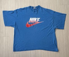 Vintage 90s Nike ‘Swoosh Logo’ T-Shirt 5XL Gray Tag Sportswear Made In USA