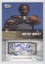 2012 SAGE Hit Auto Gold 196/250 Vontaze Burfict #A97 Auto 0g4