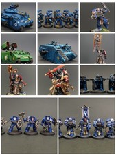 Preorder Warhammer 40K Space Marines Ultramarines pro Painted Miniature