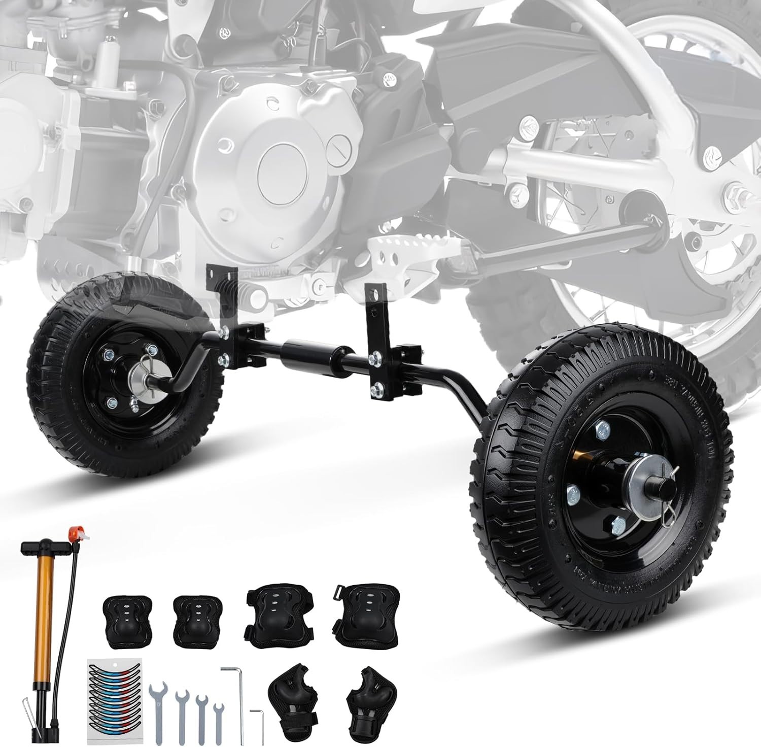 Dirt Pit Bike Training Wheels Adjustable Universal for CRF50 TTR 50 110 90 PW50