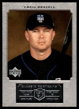 Craig Brazell 2003 Upper Deck Classic Portraits #108 Mets MLB READ FREE SHIPPING