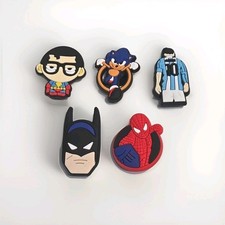 Collectible SINGLE Shoe Charm YOU PICK Spiderman, Batman, Sonic Ect.. New 1-5