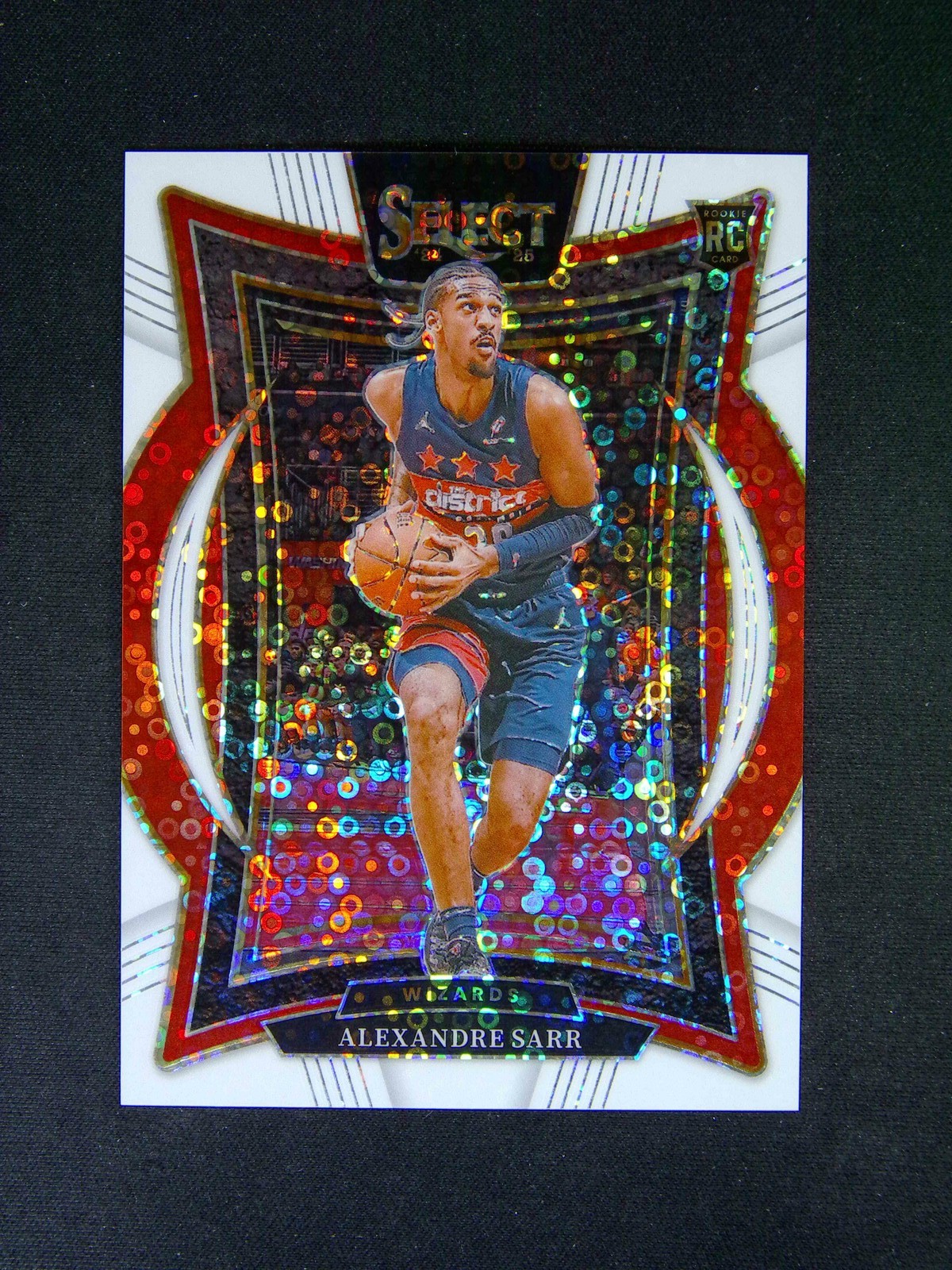 2024-25 Panini Select Alexandre Sarr #73 RC Rookie Concourse White Disco /75