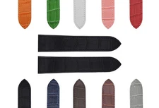 23MM LEATHER WATCH BAND STRAP FOR CARTIER SANTOS 100 XL 2655, 2656, 2657, 2740