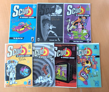 Scud The Disposable Assassin 7 Book Bundle - Signed by Rob Schrab