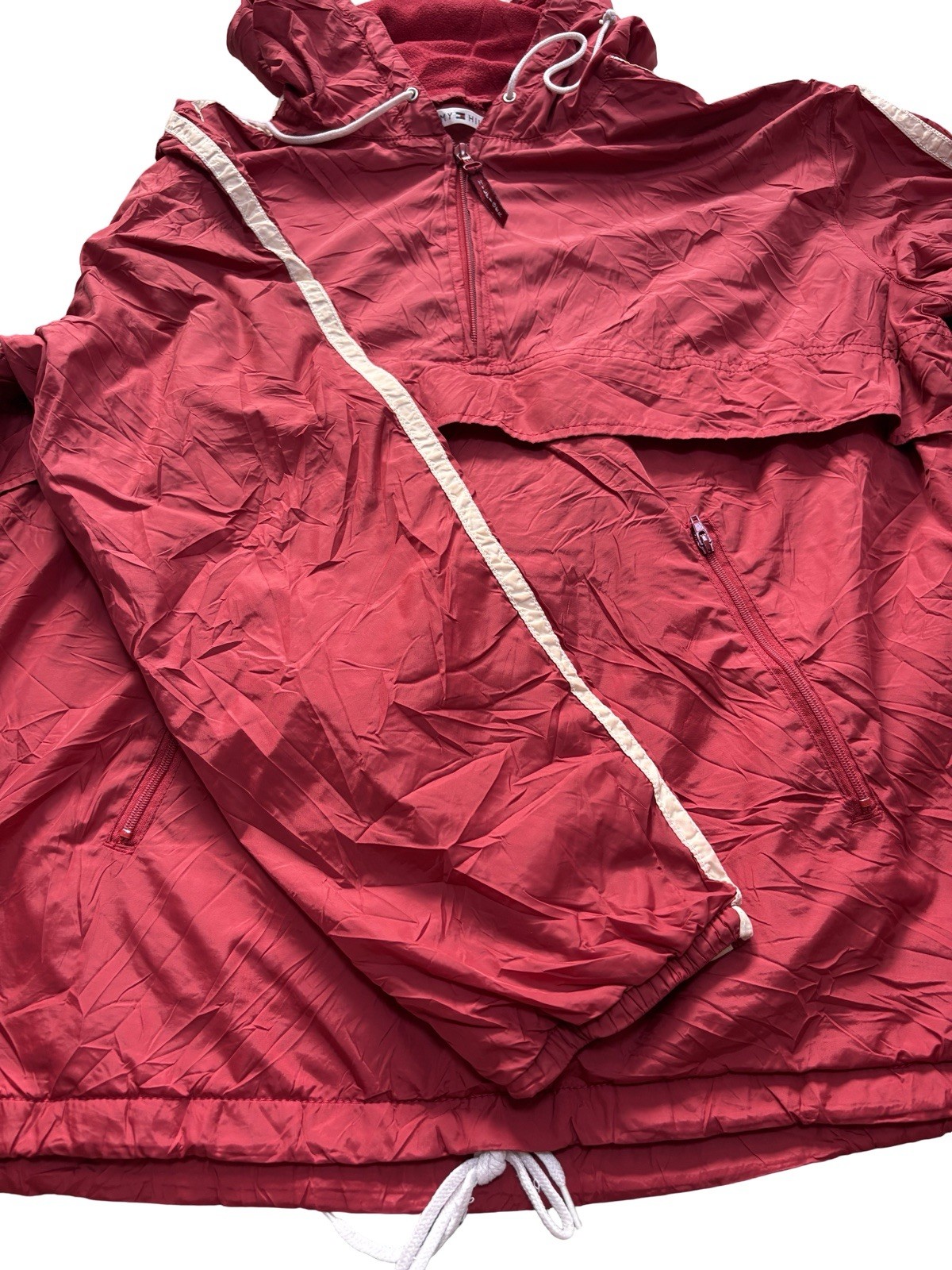Genuine Tommy Hilfiger Mens Jacket, Size L Excellent Condition Red image 2