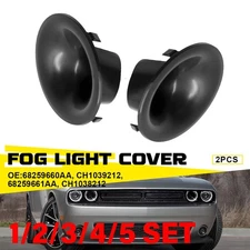 Fog Light Cover For Dodge Challenger 2015-23 Fog Light Trim Left & Right 1-5SET