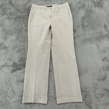 Brooks Brothers Italy Straight Leg Cuffed Pants Trousers Women's 6