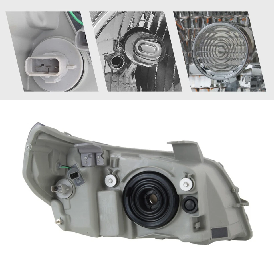 For 2009-2011 Chevy Aveo5 Aveo 5 Halogen Headlight w/ Bulbs Left+Right Pair - Imagem 4 de 4