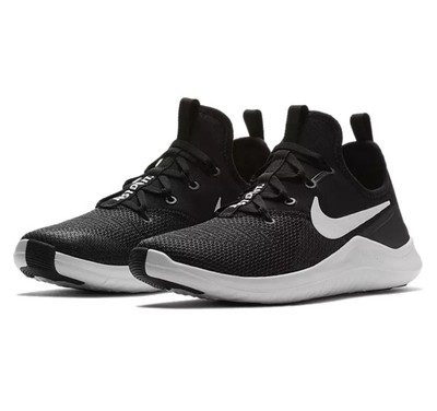 Women Nike Free TR 8 Athletic Running Shoes Sneakers Black/White 942888-001