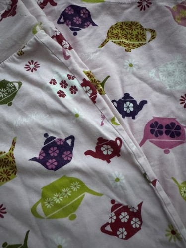 Nick & Nora Pajama Capri Pants Medium Teapots - Picture 3 of 4