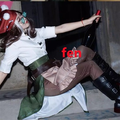 Identity V Barmaid Cosplay Costume Demi Bourbon Outfit Party Props