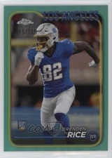 2024 Topps Chrome Rookies Aqua Refractor 15/199 Brenden Rice #241 1fa4
