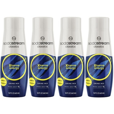 SodaStream Energy, 440ml 4-Pack 14.9 FL Oz (Pack of 4) 