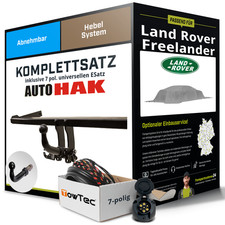 Für LAND ROVER Freelander 2 Typ L359 Anhängerkupplung abn. +eSatz 7pol uni 12-