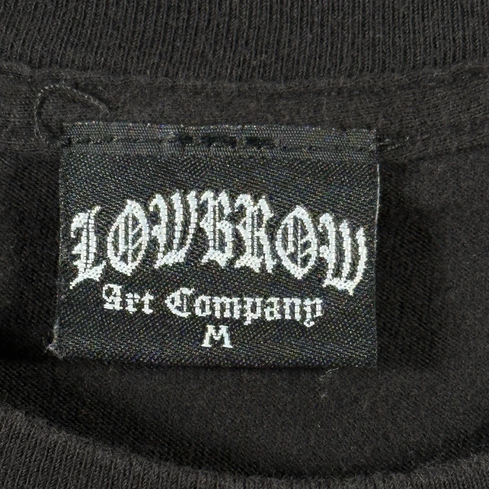 Lowbrow Art Company Speed Demon Men's M Black Shirt Hot Rod Shop Frankenstein - Изображение 4 из 4