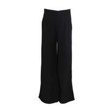 Sandro Paris Damen schwarz High Waist gerades Bein Hose Größe 38 M 10