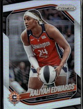 2025 Panini Prizm WNBA Silver Prizms Aaliyah Edwards #94 | Connecticut Sun