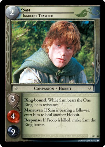 Sam, Innocent Traveler Ungraded LOTR: The Hunters
