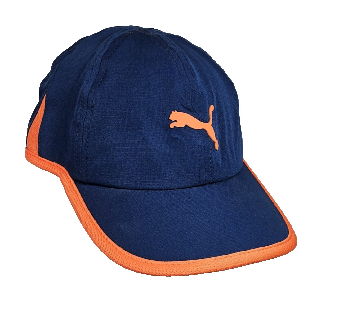 Puma Performance Running Cap Hat Adjustable Blue/… - image 1