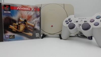 Sony PlayStation 1 One - Weiß incl. origController & Spiel (Formel 1)