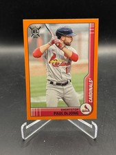 2021 Topps Big League Baseball Orange Paul DeJong #51 St. Louis Cardinals