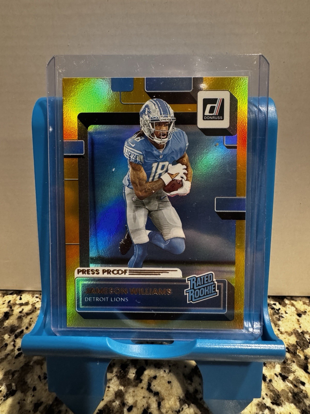 2022 Panini Donruss - Rated Rookie Jameson Williams#308 Press Proof Premium (RC)