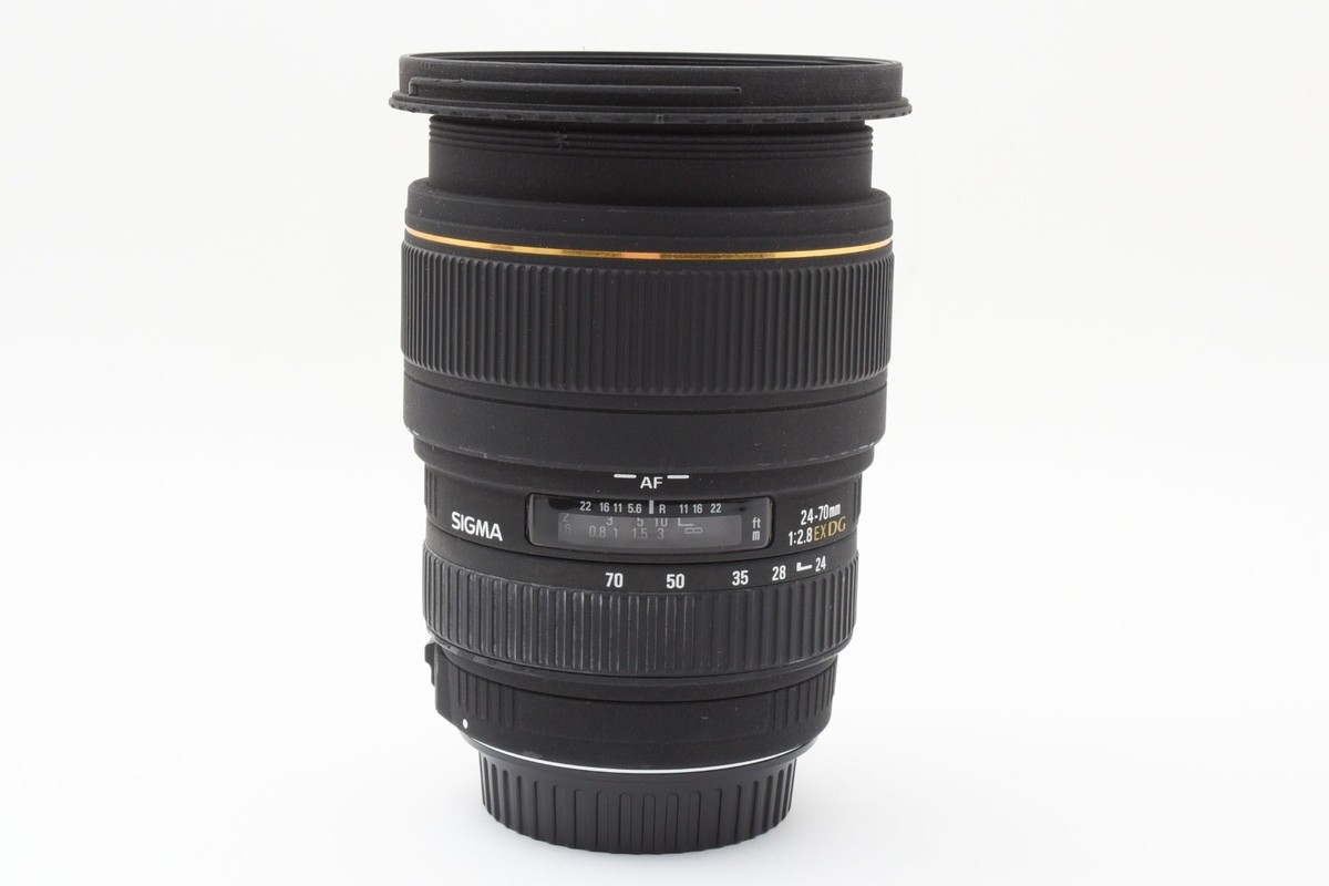 Sigma EX DG Macro 24-70mm F/2.8 Lens w/Hood For Canon EF MIJ