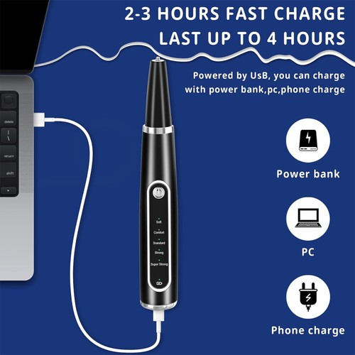 Zahnreinigung set Ultraschall Zahnsteinentferner,Profi Elektrisch USB Zahnbürste - Bild 11 von 12
