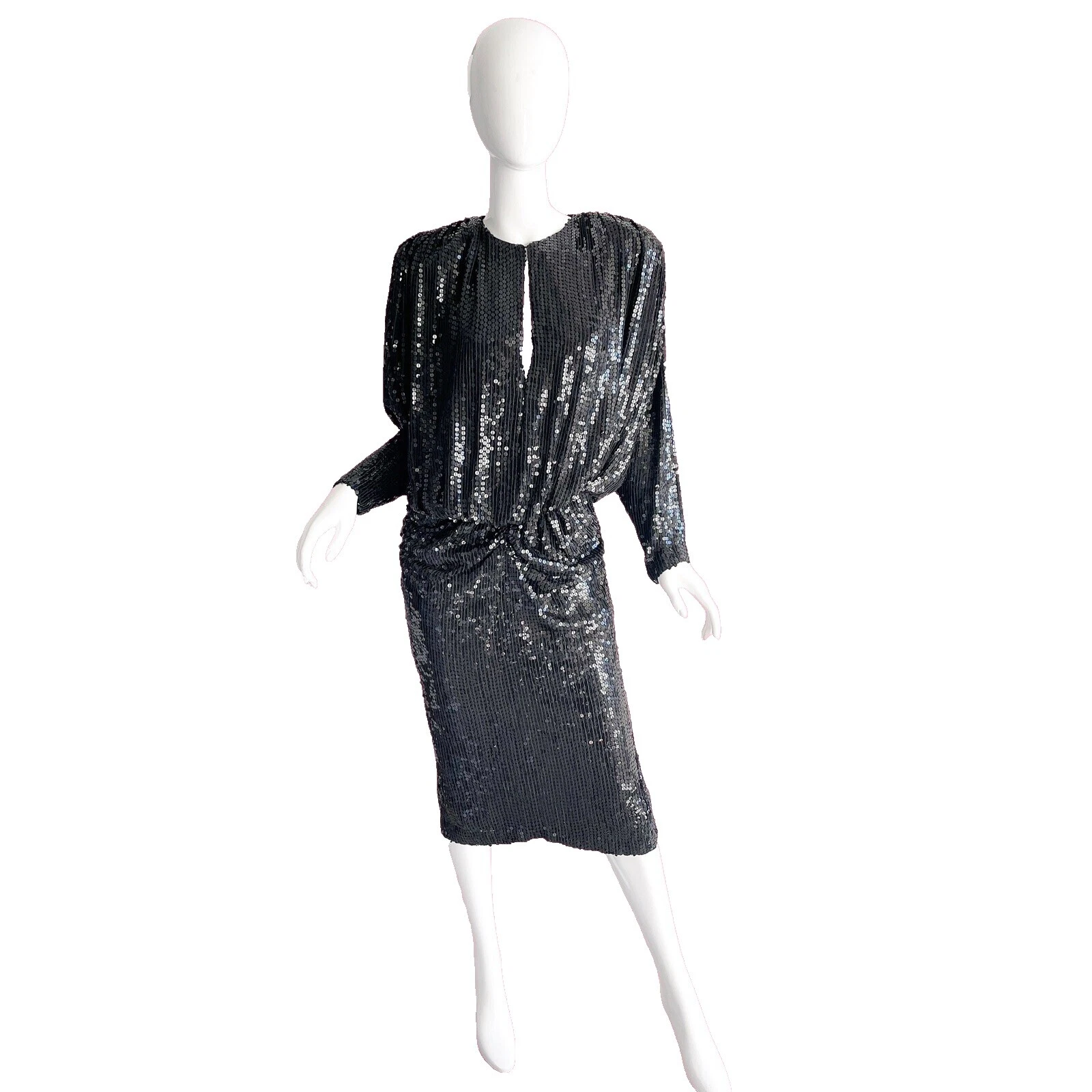 Disco 100% Silk Vintage Dresses for Women