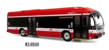 Iconic Replicas 1/87 87-0533 Nova Bus FLS HEV Transit Bus    TTC (Toronto)