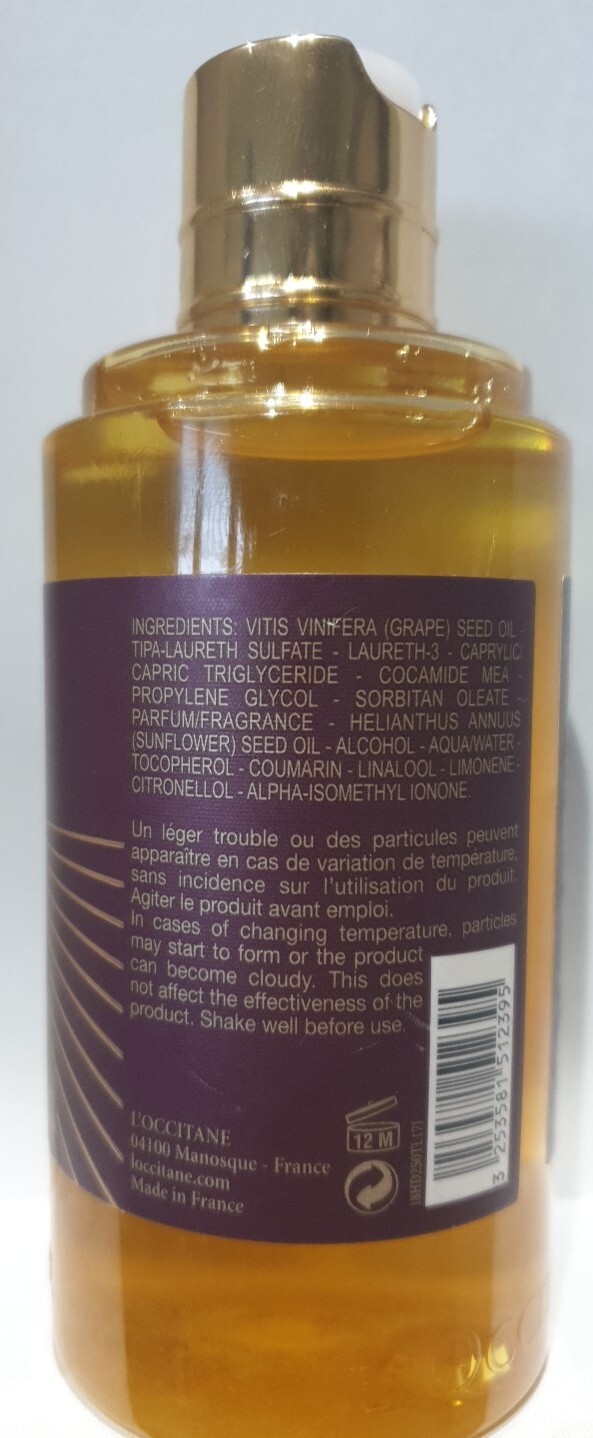 L'Occitane Terre De Lumiere Intense Shower Oil 250ml eBay