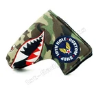 Fighter Plane Head cover Blade Mid Mallet Putters for Scotty Cameron Camouflage