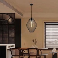 Lqwell® Retro Pendelleuchte E27 HäNgeleuchte, 60W 1,5M Vintage Pendellampe