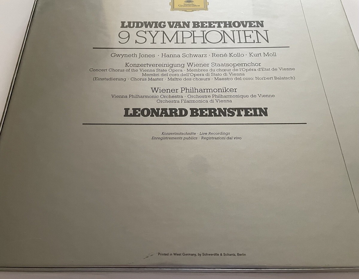 BEETHOVEN・BERNSTEIN 9 SYMPHONIEN Beethoven · Bernstein, Wiener Philharmoniker = Vienna