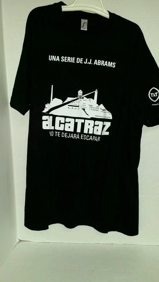 Camiseta Hombre Alcatraz Talla L Blanco y Negro en Español Foto 4 de 4