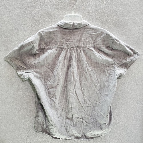 Boston Traders Men Button Up Shirt XL Gray Short Sleeve Collar Casual - Picture 6 of 7