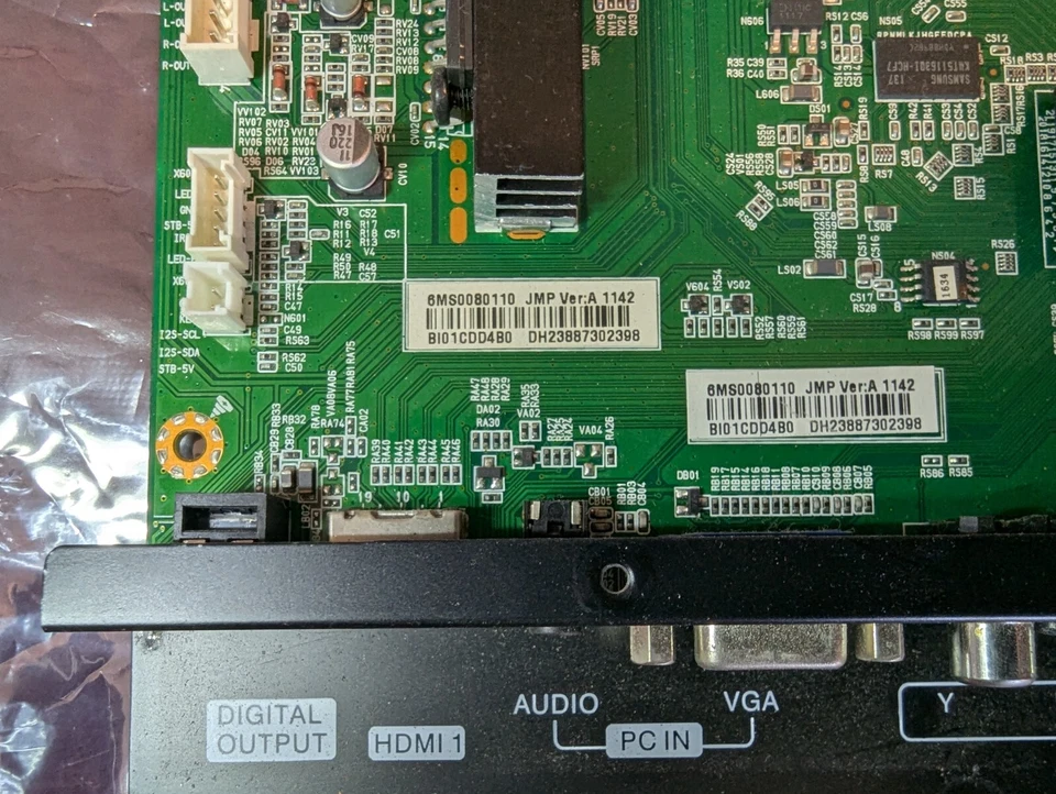 Insignia 24"  LCD TV NS-24E730A12 Main Board 6MS00801A0 Working Pull w/ Screws - Image 3 of 4