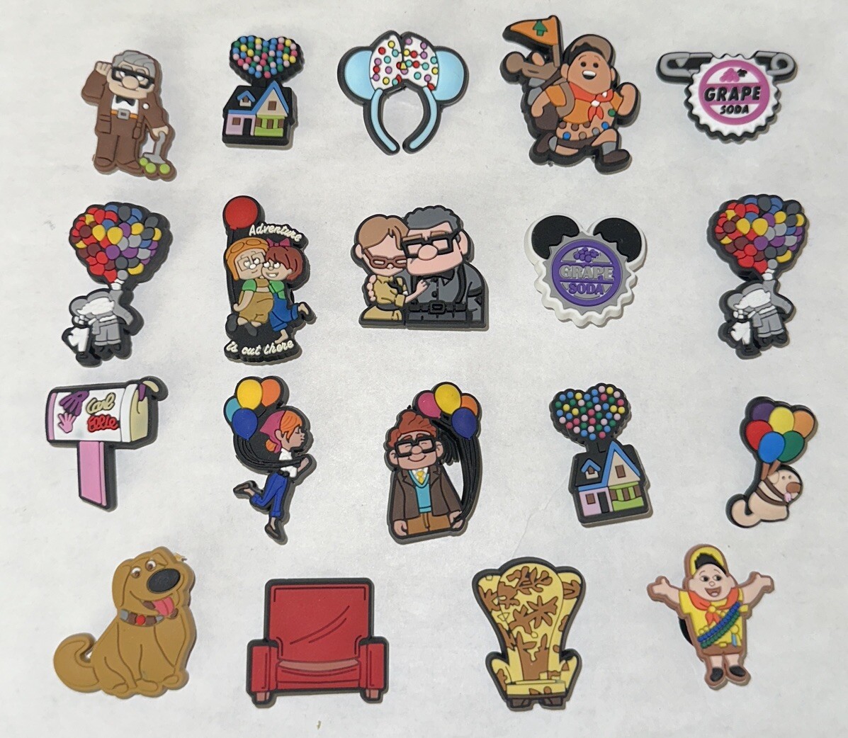 disney croc charms Up New 19pc Set New Read Description