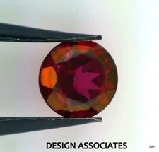 8MM ROUND CRIMSON RED MYSTIC TOPAZ TREATED GEMSTONE BRAZIL RICH COLOR AAA 180388