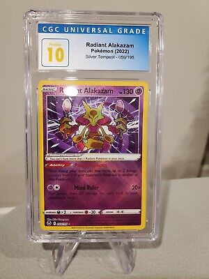 Silver Tempest - Pokémon - Graded Card Radiant Alakazam - 059/195 - UCG 10  - from newest set! - 2022 - Catawiki