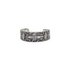 CELTIC KNOT ADJUSTABLE RING, approx. size 7 - Black & White Decal on IRF Steel 2 — photo 1