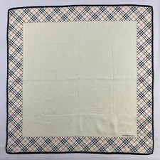 Vintage Burberry Handkerchief Pocket Square Bandana Neckerchief